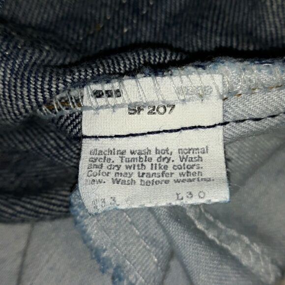 Mens Vintage 1985 Orange Tag Levi's 532 Jeans 33" x 30" Dark Wash‎ High Waist - Picture 6 of 7